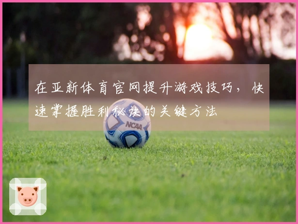 在亚新体育官网提升游戏技巧，快速掌握胜利秘诀的关键方法